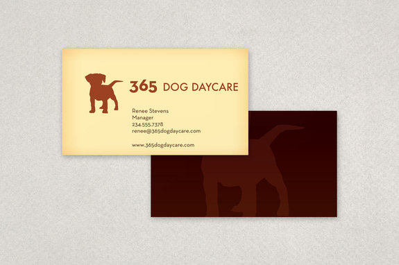 classic dog daycare business card template inkd daycare business cards