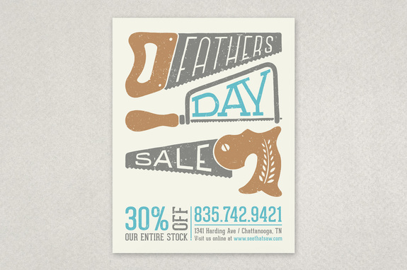 fathers day sale flyer template inkd father day flyer template