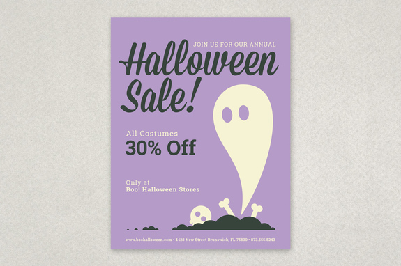 fun halloween sale flyer template inkd halloween sale flyer