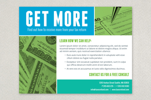 maximum tax refund flyer template inkd sample tax preparation flyer