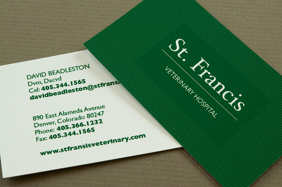 veterinary business cards