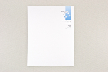 Skyward Travel Letterhead Template  Inkd